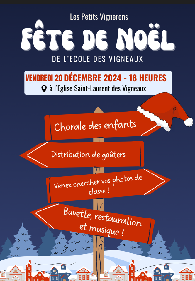 Fête de NOEL à L'Ecole des VIGNEAUX